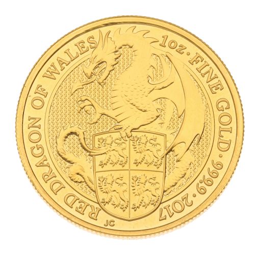 2017 Red Dragon Of Wales Queen's Beasts Coin