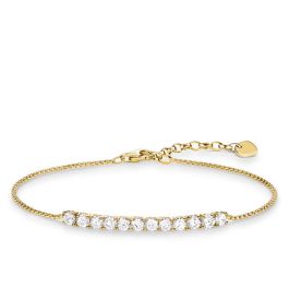 Thomas Sabo Gold Plated Tennis Bracelet