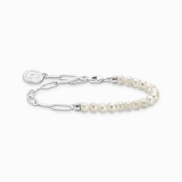 Thomas Sabo Member Charm Bracelet - Silver with Pearls