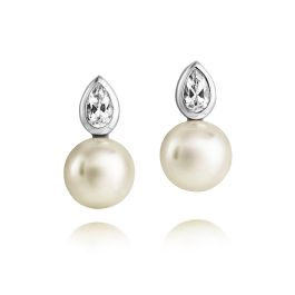 Jersey Pearl Amberley Single Stone Earrings