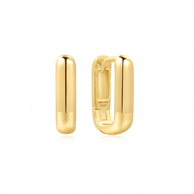 ANIA HAIE Gold Dome Oval Huggies