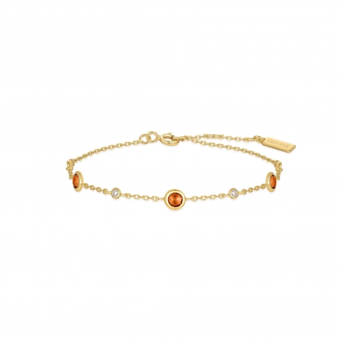 ANIA HAIE Gold Nano Gem Station Bracelet