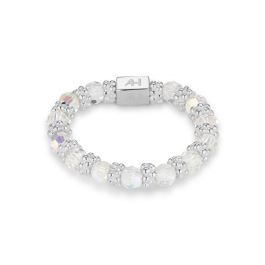 Annie Haak Daisy Chain Silver Ring - Crystal