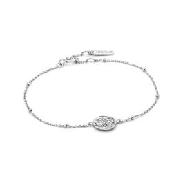 Ania Haie Emblem Beaded Bracelet - Silver