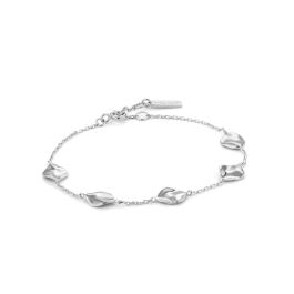 Ania Haie Crush Multiple Discs Bracelet - Silver