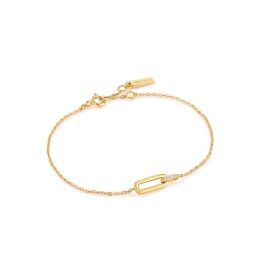 Ania Haie Glam Interlock Gold Bracelet