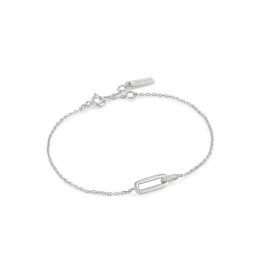 Ania Haie Glam Interlock Silver Bracelet
