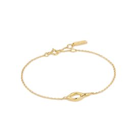 Ania Haie Wave Link Gold Bracelet