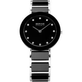 Bering Ladies Black Ceramic Watch