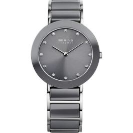 Bering Ladies Grey Ceramic Watch
