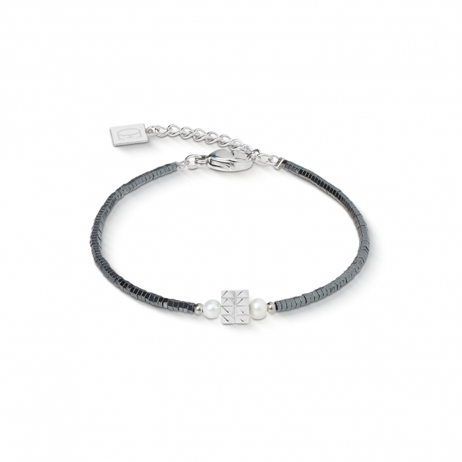 Coeur De Lion Edge & Grace anthracite-silver Bracelet
