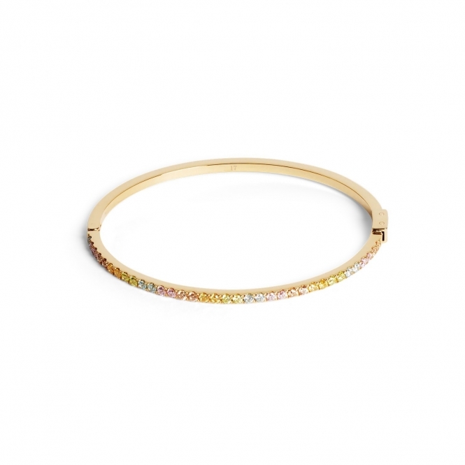 Coeur De Lion Eternal Love bangle gold-multicolour pastel