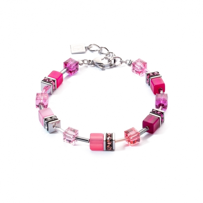 Coeur De Lion GeoCUBE® Iconic Magenta Bracelet