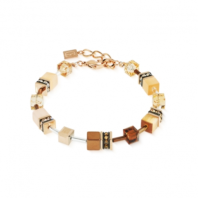 Coeur De Lion GeoCUBE® Iconic Mocha Mousse Bracelet