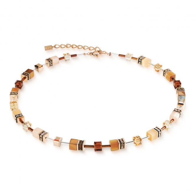 Coeur De Lion GeoCUBE® Iconic Mocha Mousse Necklace