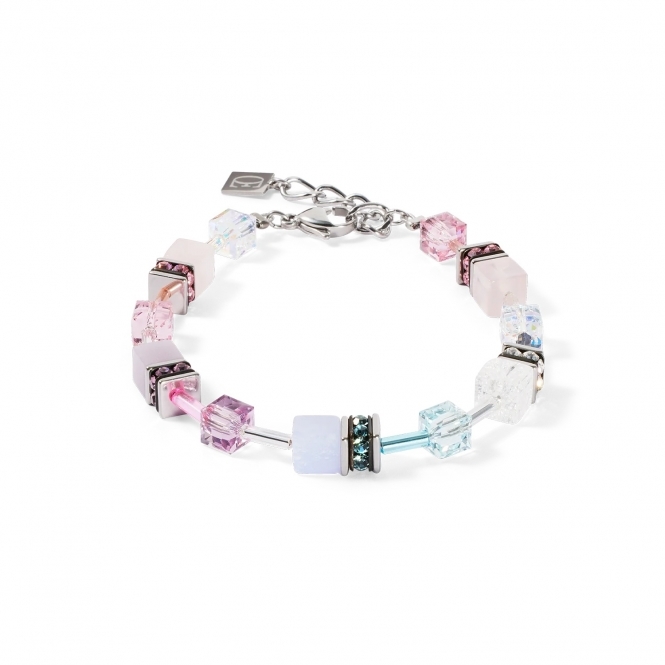 Coeur De Lion GeoCUBE® Iconic Precious bracelet pink-lilac