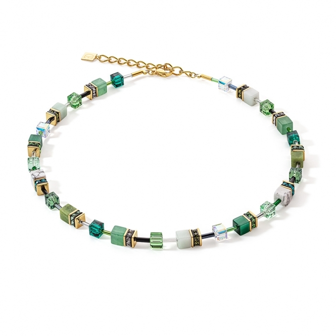 Coeur De Lion Geocube® Iconic Precious Green Necklace