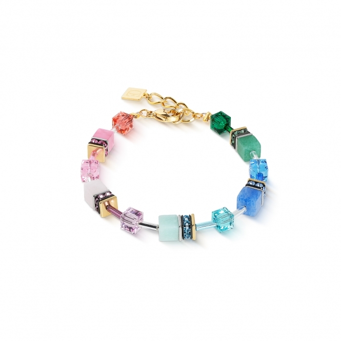 Coeur De Lion GeoCUBE® Iconic Precious Rainbow Bracelet