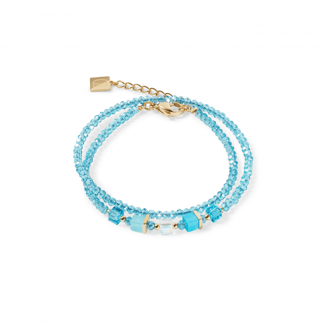 Coeur De Lion Joyful Colours Update gold-turquoise Bracelet