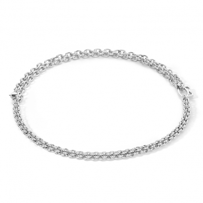 Coeur De Lion Necklace Mesh Chain silver