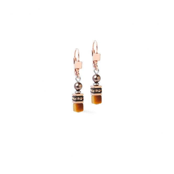 Coeur De Lion Princess Earth Glow Earrings - Rose-gold brown