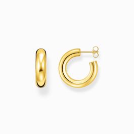Thomas Sabo Small Chunky Hoop Earrings - Gold