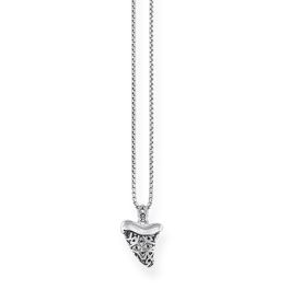 Thomas Sabo Silver and Diamond Ethnic Tooth Necklace