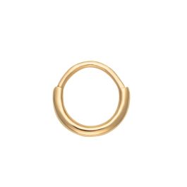 Scream Pretty Plain Daith Hoop Single Earring - Gold