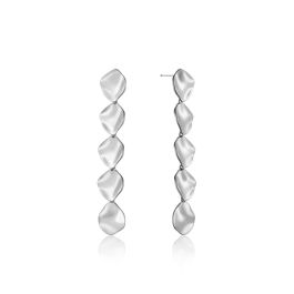 Ania Haie Crush Multiple Discs Drop Earrings - Silver