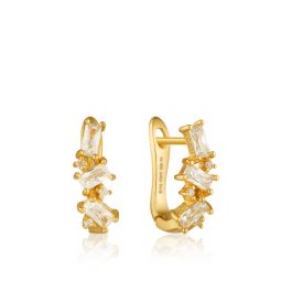 Ania Haie Glow Cluster Huggie Earrings - Gold