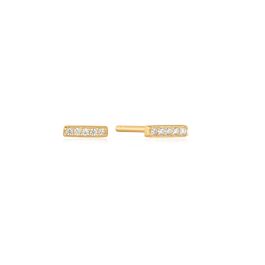 Ania Haie Glam Bar Gold Stud Earrings