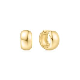Ania Haie Chubby Small Huggie Hoop Gold Earrings