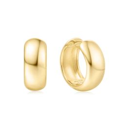 Ania Haie Chubby Medium Huggie Hoop Gold Earrings