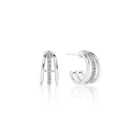 Sif Jakobs Ozieri Piccolo Earrings - Silver and Zirconia