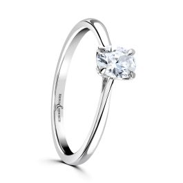 Brown & Newirth 'Iris' Oval Engagement Ring