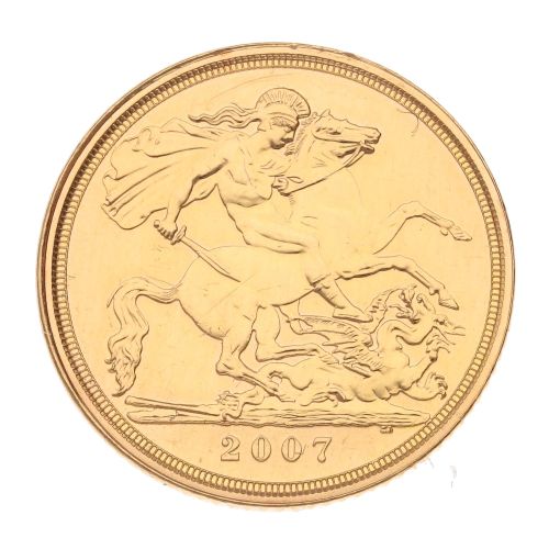 2007 Elizabeth II Half Sovereign Coin