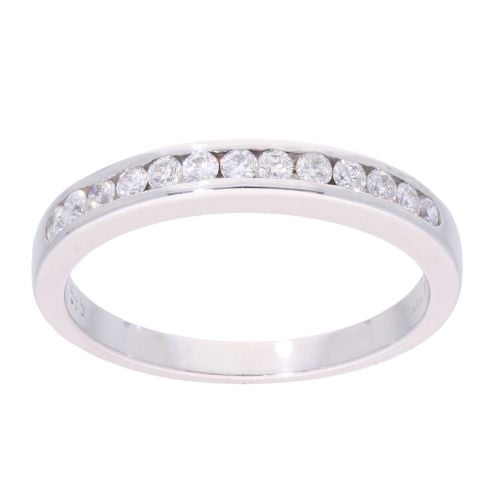 14ct White Gold 0.25ct Diamond Eternity Ring