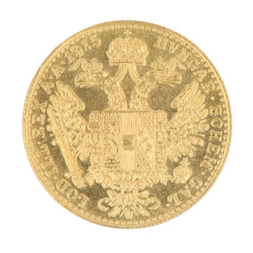 1915 Austrian One Ducat Coin