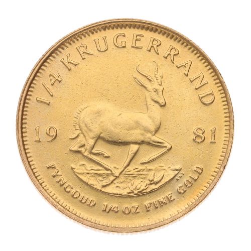 1981 1/4oz Krugerrand Coin