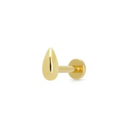 Scream Pretty Teardrop Single Flat Back Earring - Gold