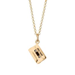 Scream Pretty Mix Tape Necklace - Gold