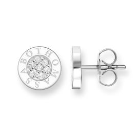 Thomas Sabo Classic Pavé Stud Earrings - Silver and Zirconia