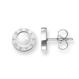 Thomas Sabo Ear Studs "Classic White" Silver