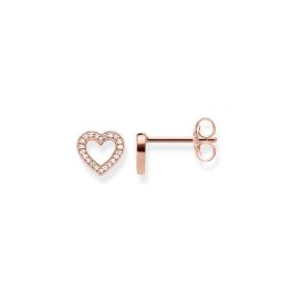 Thomas Sabo Heart Stud Earrings - Rose Gold