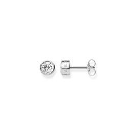 Thomas Sabo Classic Rubover White Zirconia Stud Earrings