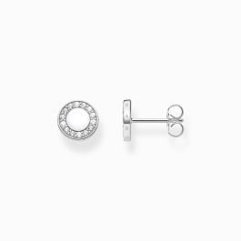 Thomas Sabo Circle Silver and Zirconia Stud Earrings