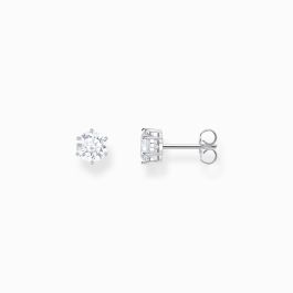 Thomas Sabo Silver Stud Earrings with 6mm Brilliant Cut White Zirconia