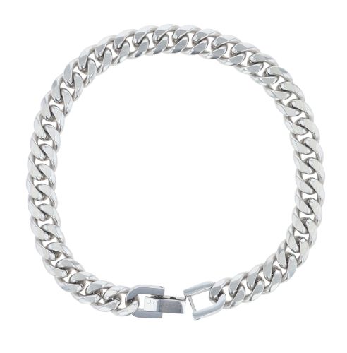 Unique & Co Stainless Steel Curb Bracelet