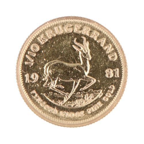 1981 1/10 Oz Krugerrand Coin