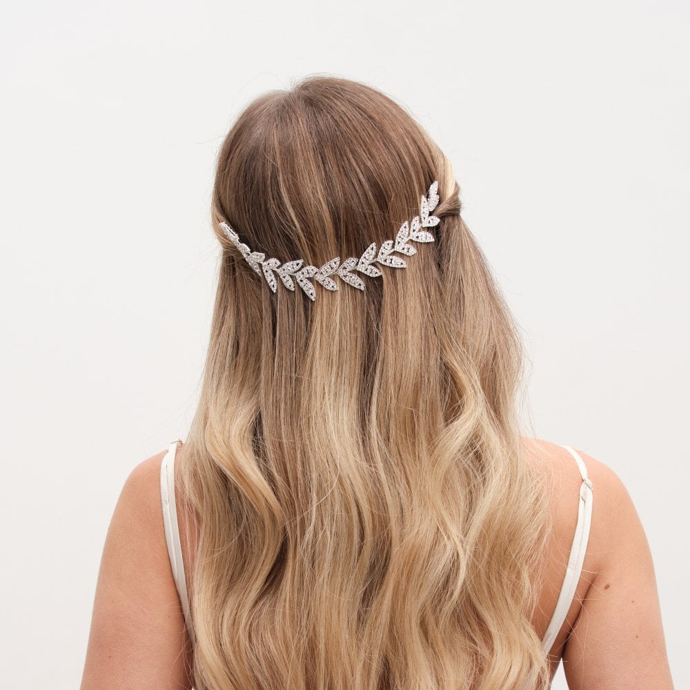 Eva Diamante Leaf Double Comb - Gift Pouch